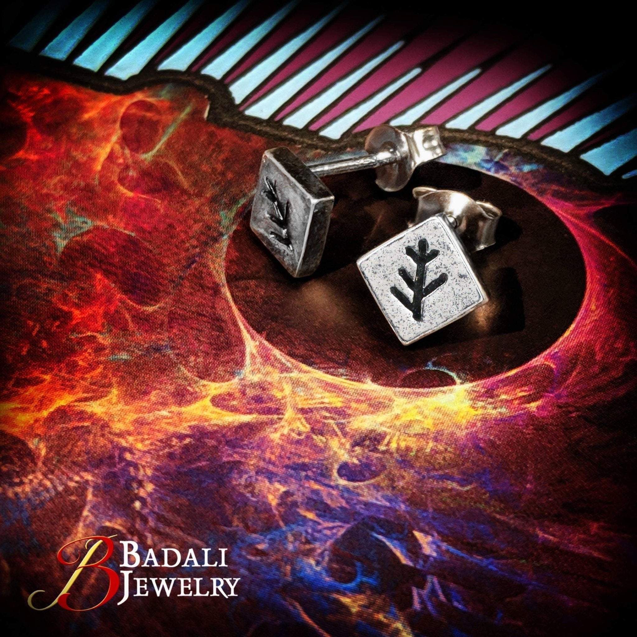 Elder Sign Studs - Badali Jewelry - Earrings