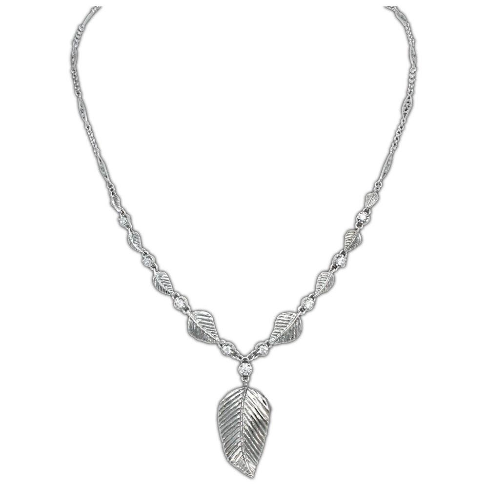 Elven Realms 9 Leaf Necklace: RIVENDELL™, MIRKWOOD™, LOTHLORIEN™ - Badali Jewelry - Necklace