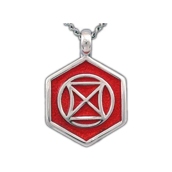 Enameled Aon Daa Pendant - Badali Jewelry - Necklace