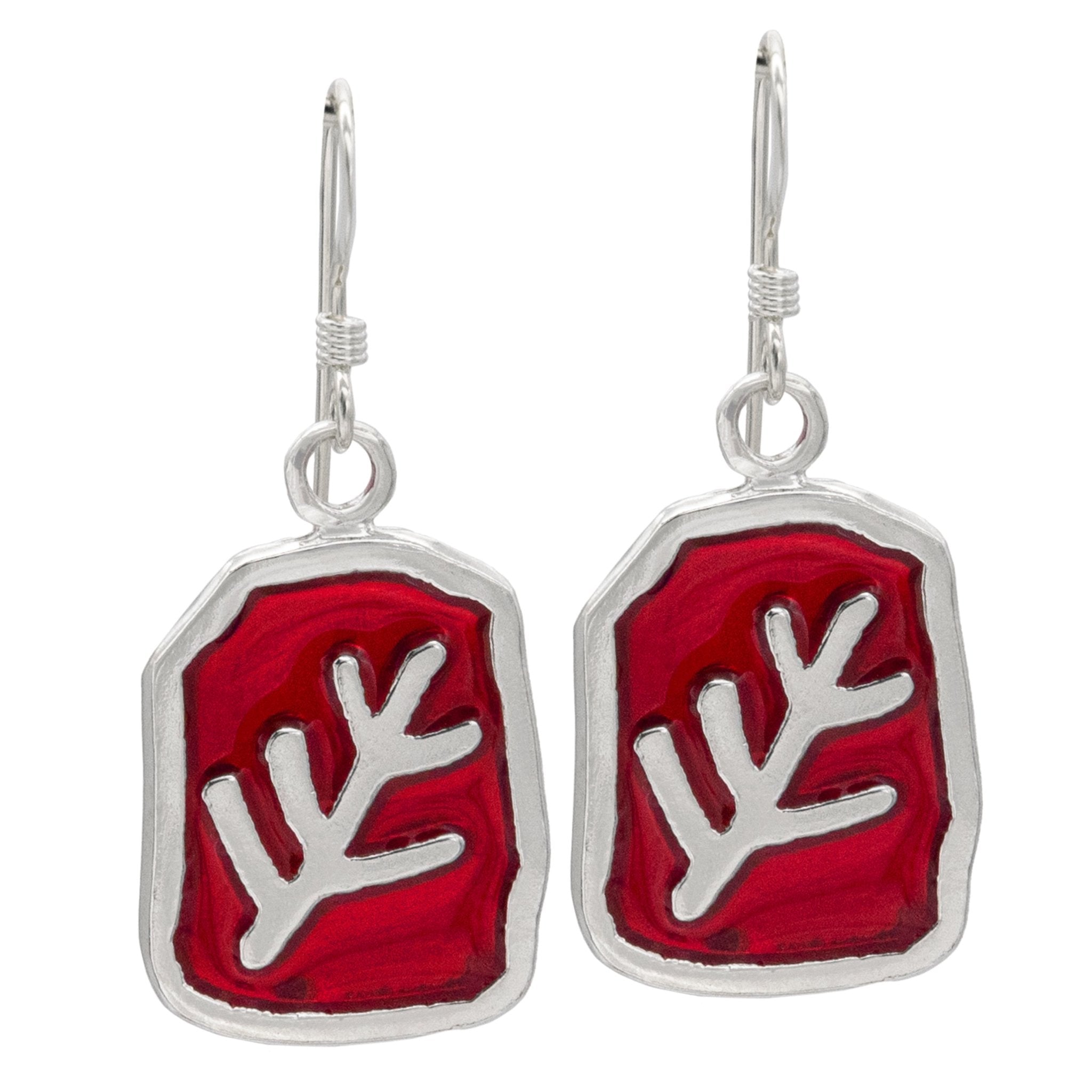 Enameled Elder Sign Earrings - BJS Inc. - Earrings
