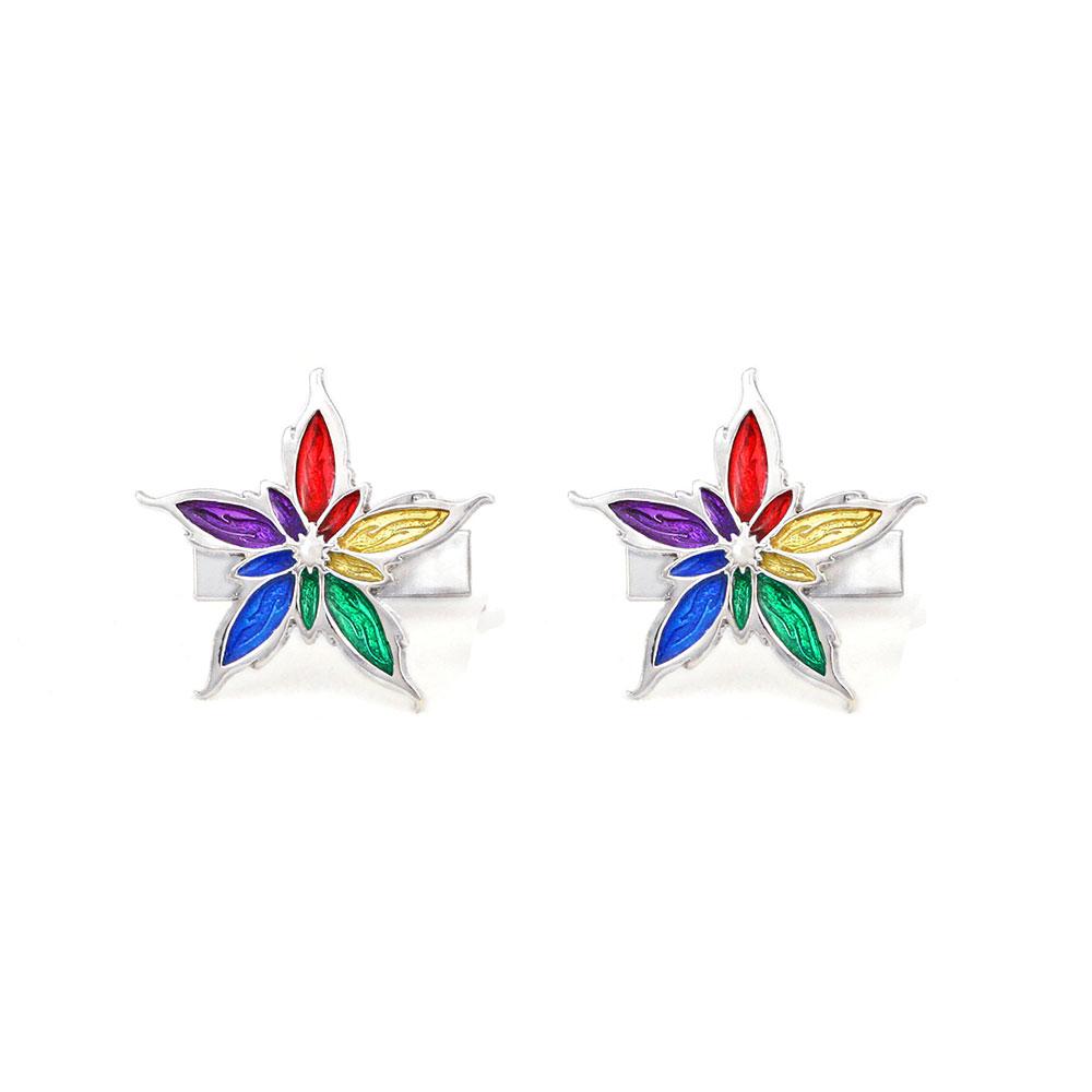 Enameled Nalthis Cufflinks - Badali Jewelry - Cufflinks