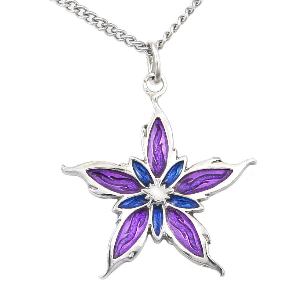 Enameled Nalthis Pendant - Sterling Silver - Badali Jewelry - Necklace