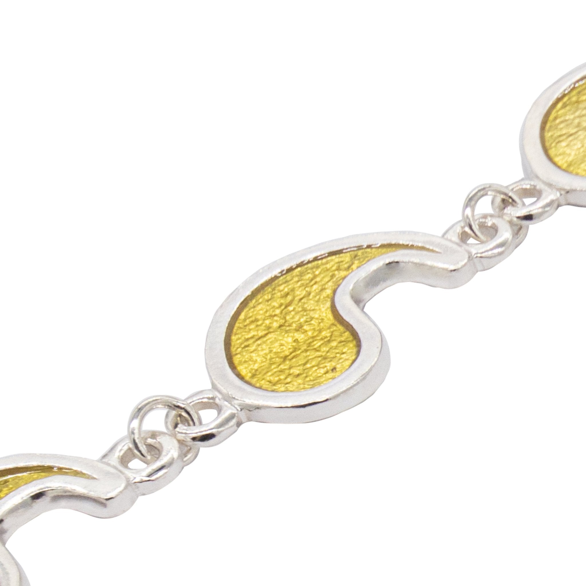 Flame of Tar Valon Ajah Bracelet - Enameled Sterling Silver - BJS Inc. - Earrings