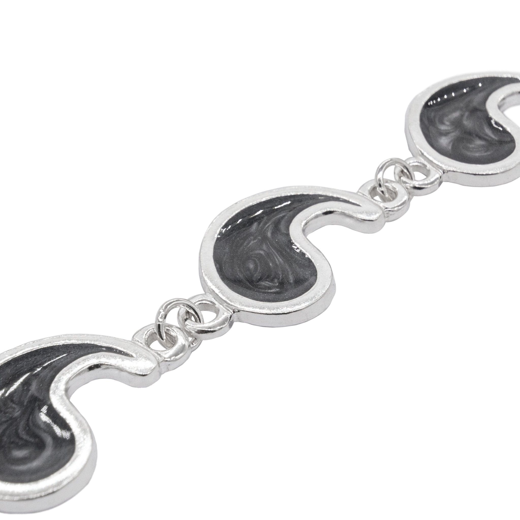 Flame of Tar Valon Ajah Bracelet - Enameled Sterling Silver - BJS Inc. - Earrings