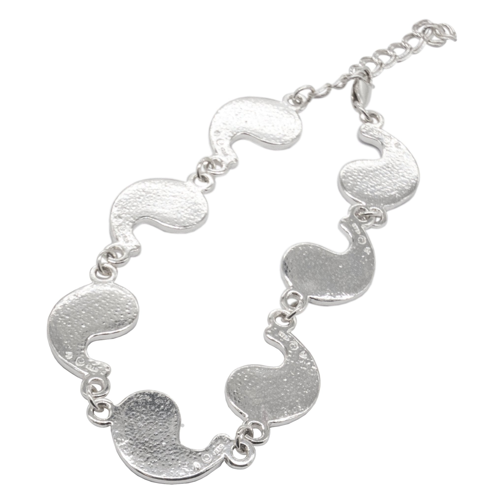 Flame of Tar Valon Ajah Bracelet - Enameled Sterling Silver - BJS Inc. - Earrings