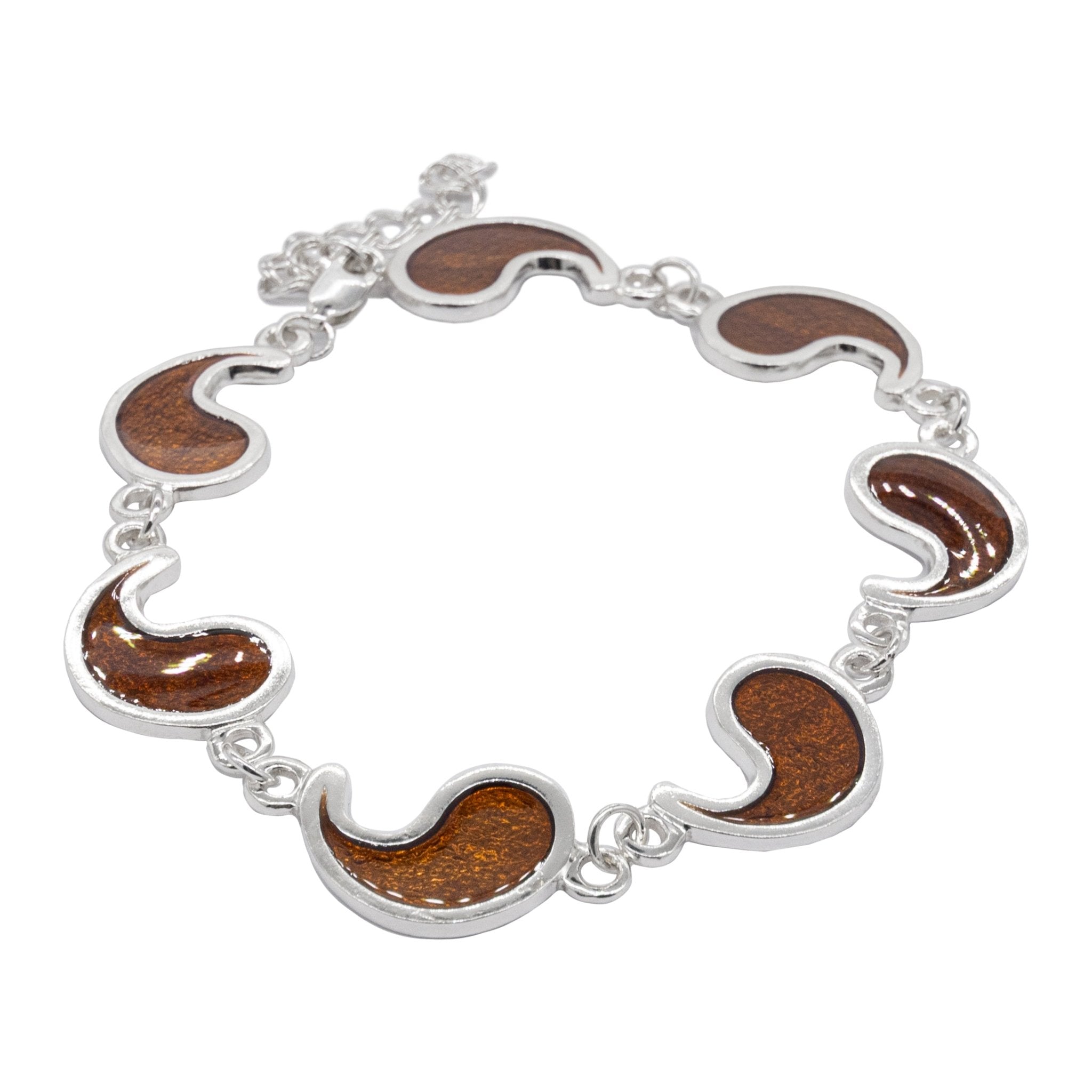 Flame of Tar Valon Ajah Bracelet - Enameled Sterling Silver - BJS Inc. - Earrings