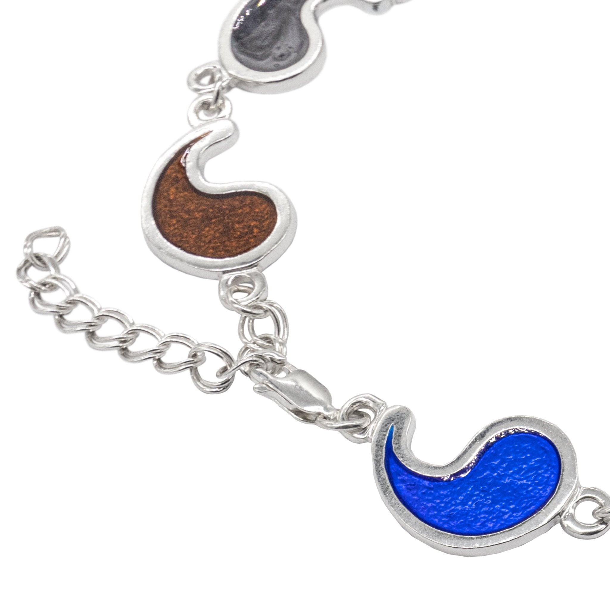 Flame of Tar Valon Ajah Bracelet - Enameled Sterling Silver - BJS Inc. - Earrings