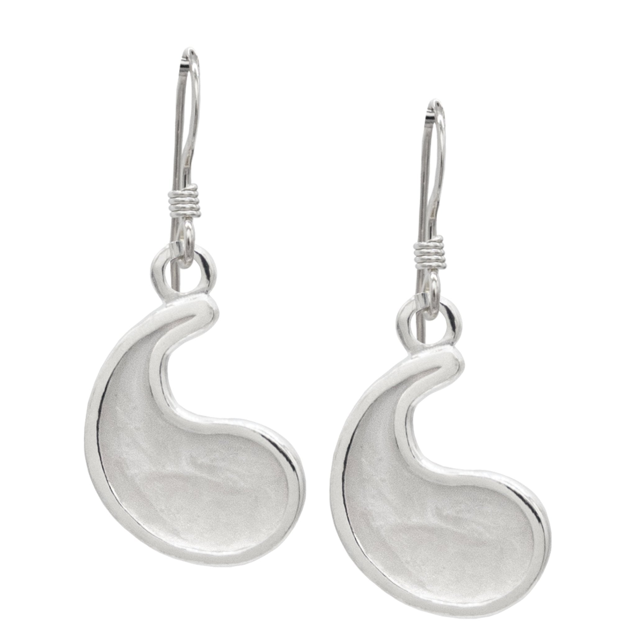 Flame of Tar Valon Ajah Earrings - Enameled Sterling Silver - BJS Inc. - Earrings