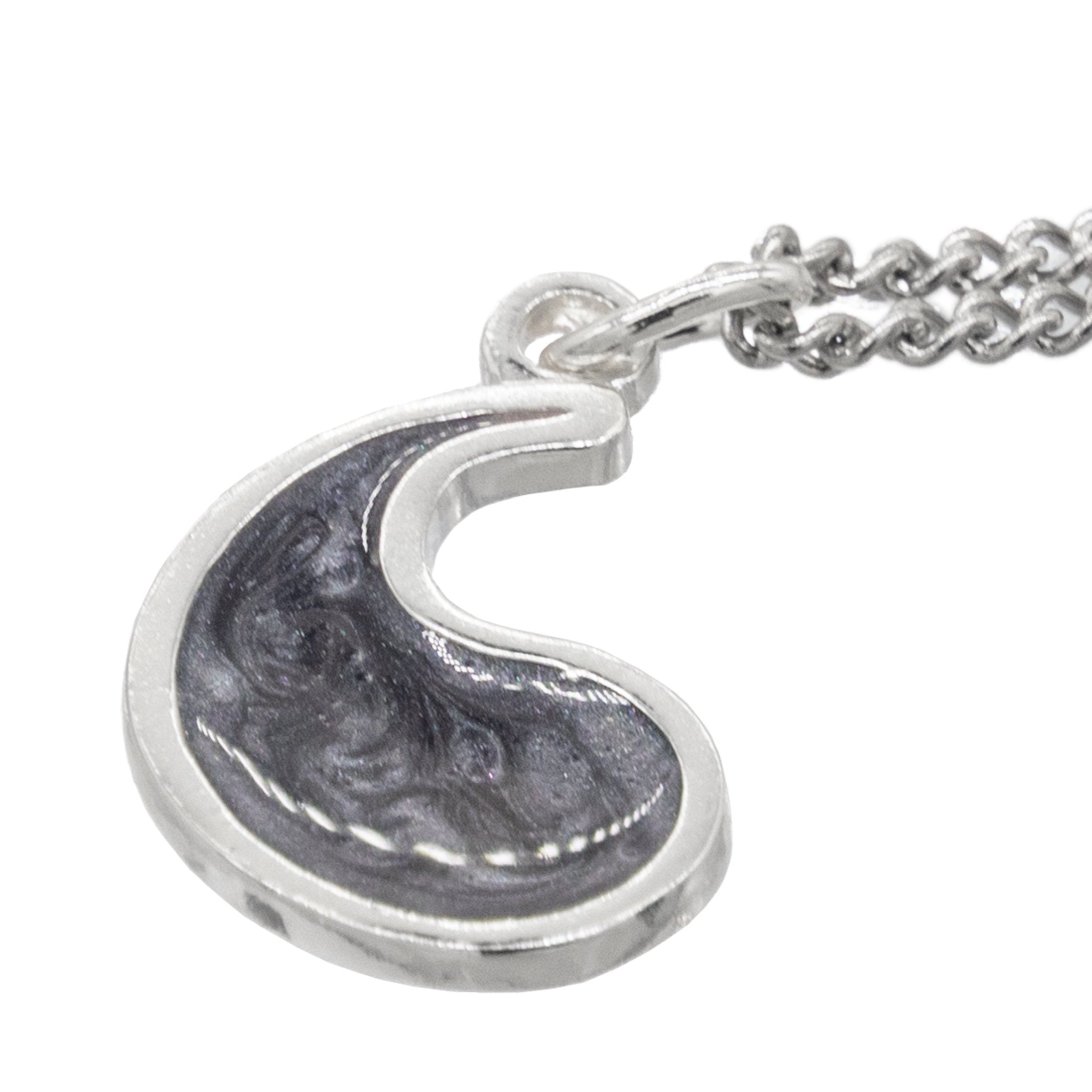 Flame of Tar Valon Ajah Necklace - Enameled Sterling Silver - BJS Inc. - Necklace