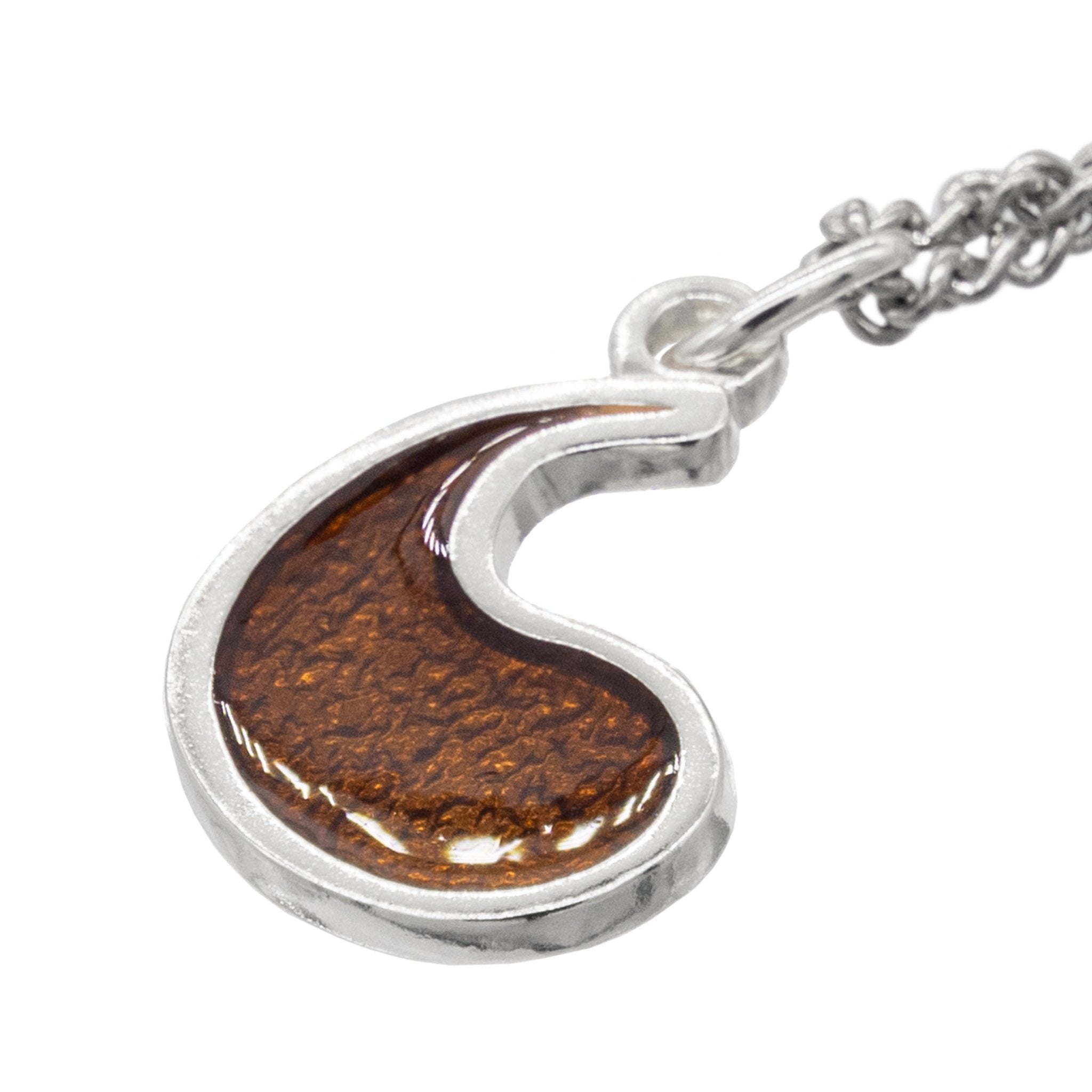 Flame of Tar Valon Ajah Necklace - Enameled Sterling Silver - BJS Inc. - Necklace