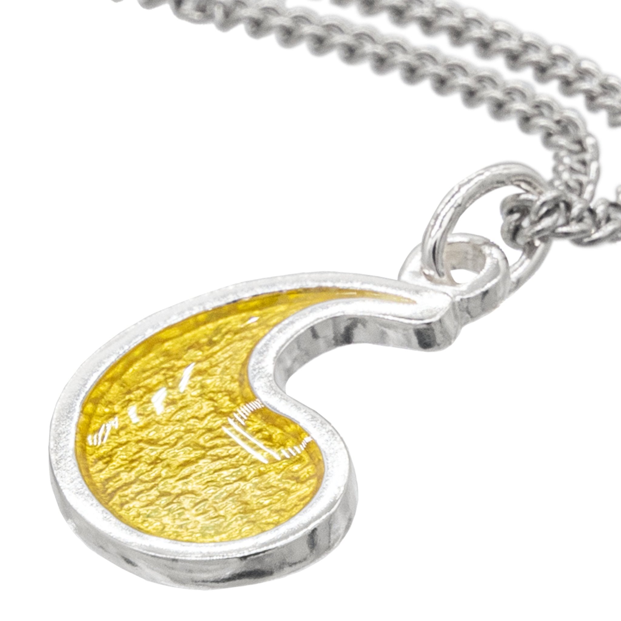 Flame of Tar Valon Ajah Necklace - Enameled Sterling Silver - BJS Inc. - Necklace