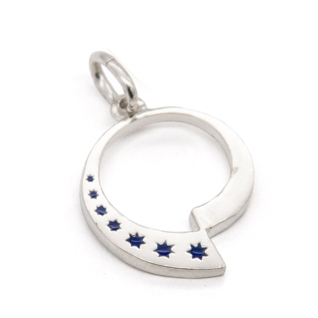 Fractalverse Charm - Enameled Silver - Badali Jewelry - Charm