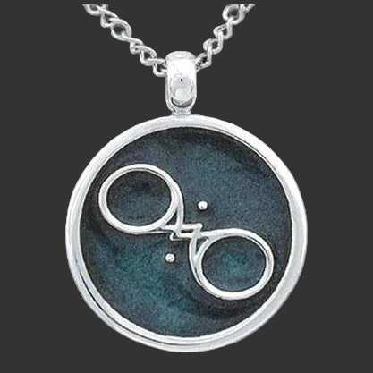 Gold Aon Shao Pendant - Badali Jewelry - Necklace