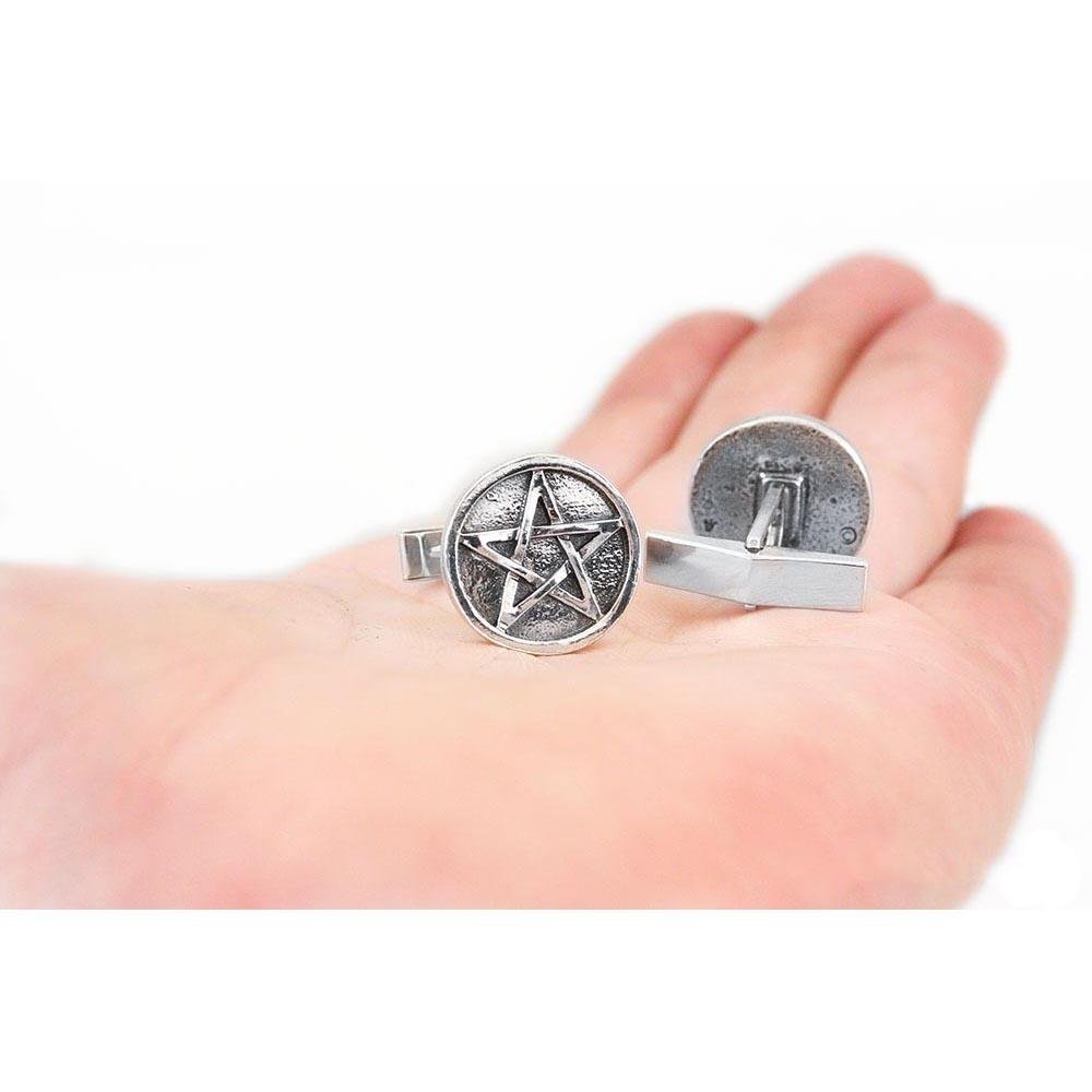 Harry Dresden's Pentacle Cufflinks - Badali Jewelry - Cufflinks