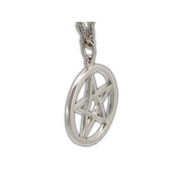 Harry Dresden's Pentacle Necklace - White Bronze - Badali Jewelry - Necklace