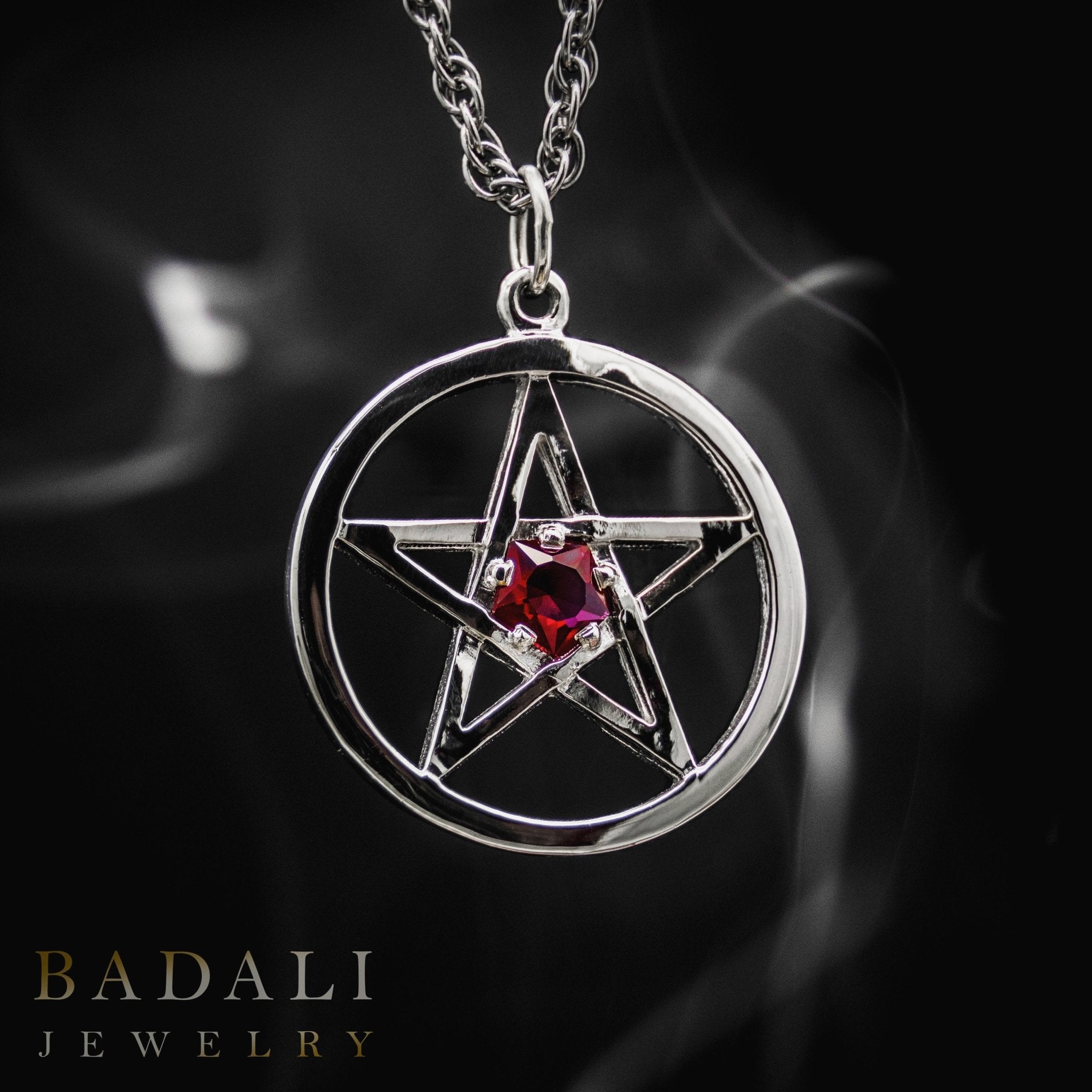 Harry Dresden's Pentacle Necklace with Ruby - BJS Inc. - Necklace