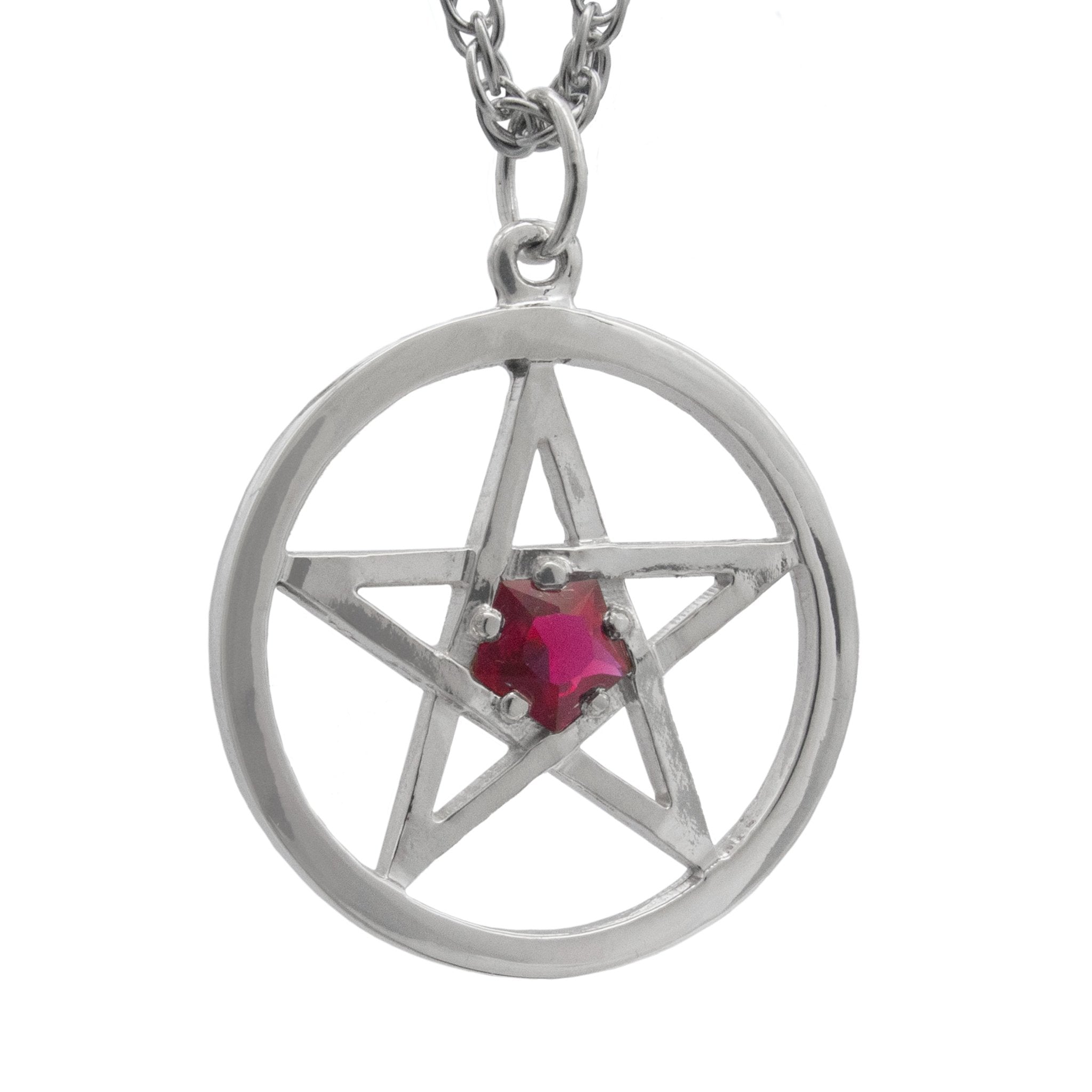 Harry Dresden's Pentacle Necklace with Ruby - BJS Inc. - Necklace
