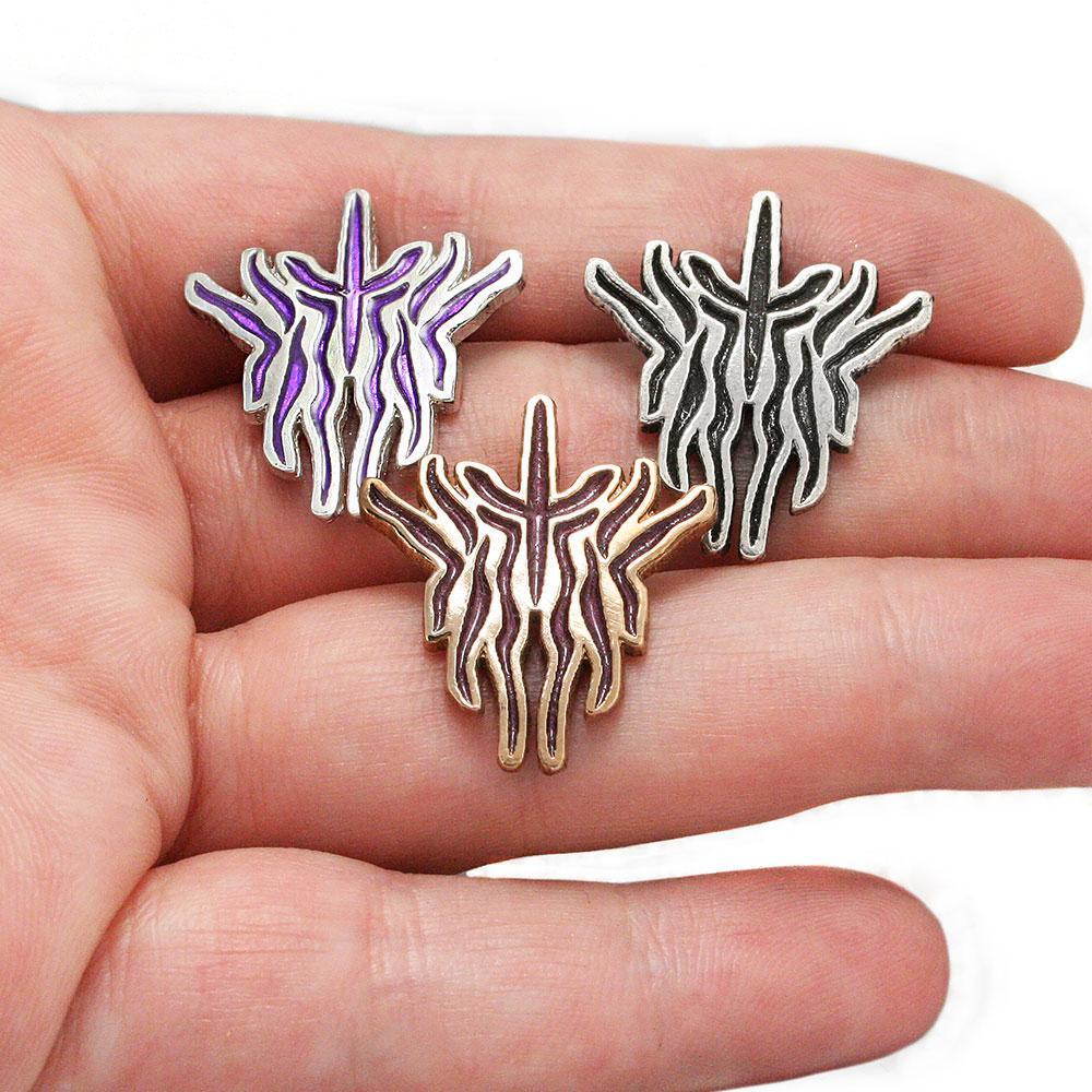 Kak Glyph Pin - Bronze - Badali Jewelry - Pin