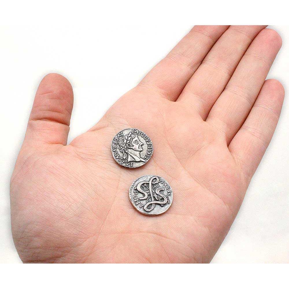 Lasciel’s Blackened Denarius - Badali Jewelry - Coin