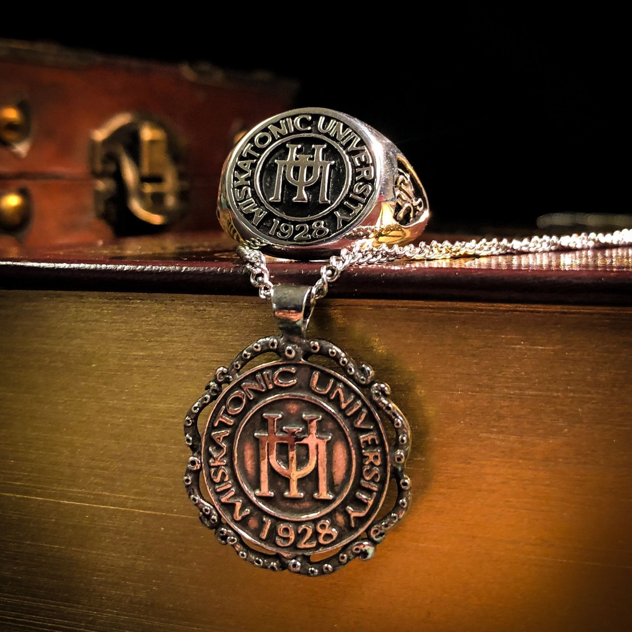 Miskatonic University Class Necklace - Bronze - Badali Jewelry - Necklace