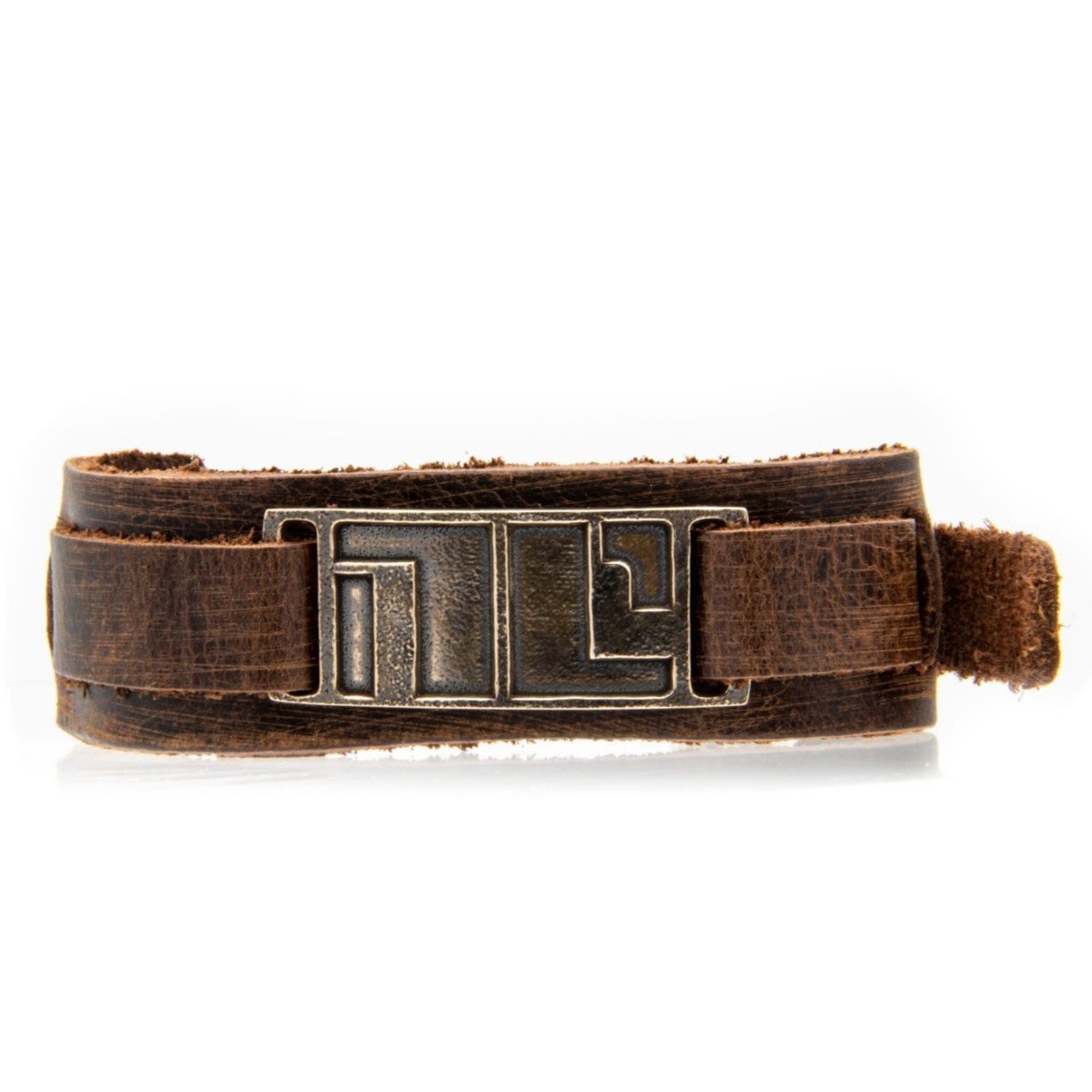 Non-Compliant Leather Cuff Bracelet - Badali Jewelry - Tags