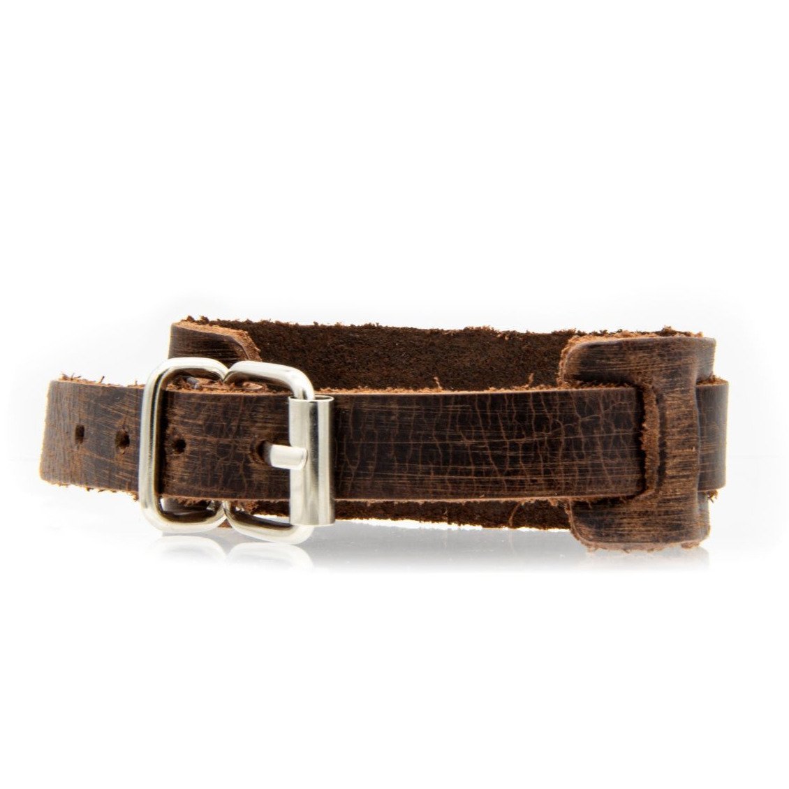 Non-Compliant Leather Cuff Bracelet - Badali Jewelry - Tags