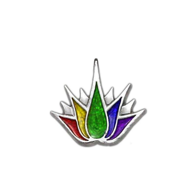 PRIDE Lotus Tattoo Necklace or Pin - Badali Jewelry - Necklace