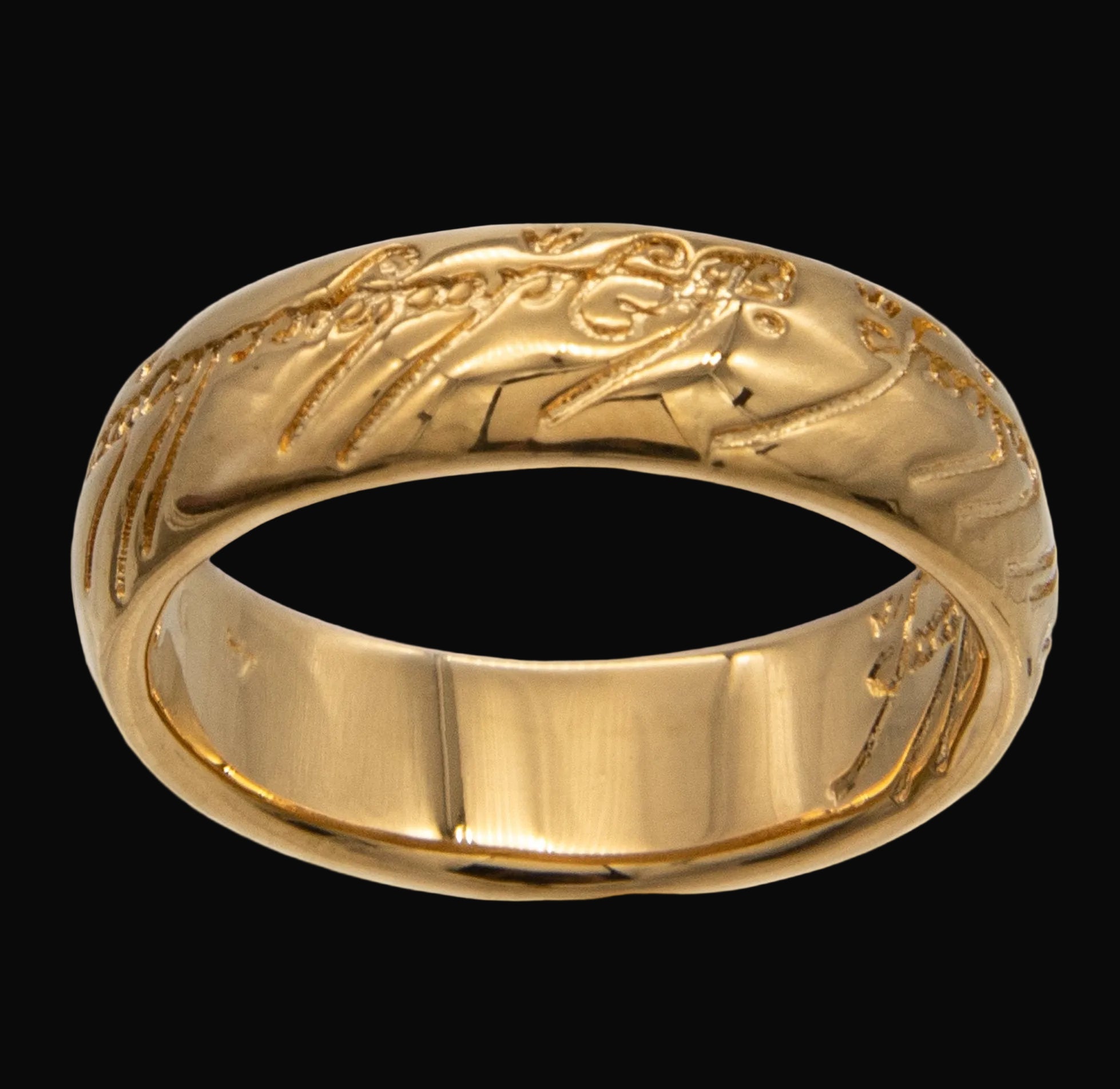 The ONE RING™ Necklace - GOLLUM™ Gold - Badali Jewelry - Necklace