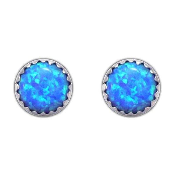 The Winter Knight's Ice Opal Earring - Badali Jewelry - Earrings