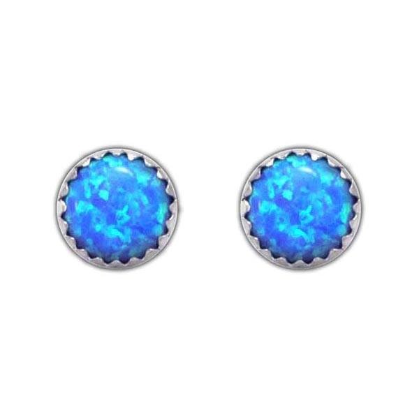 The Winter Knight's Ice Opal Earring - Badali Jewelry - Earrings