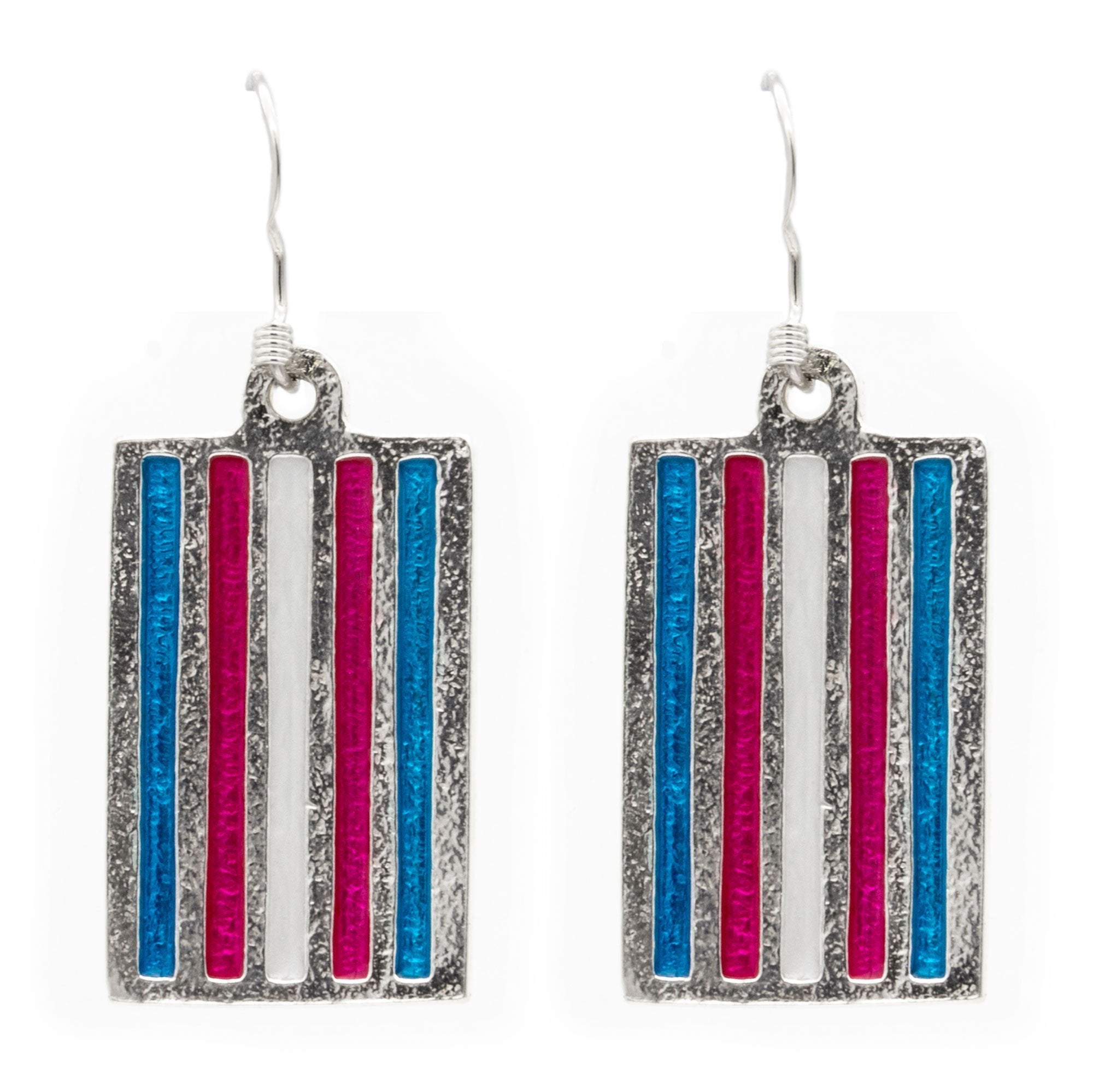 Transgender PRIDE Flag Earrings - Badali Jewelry - Earrings