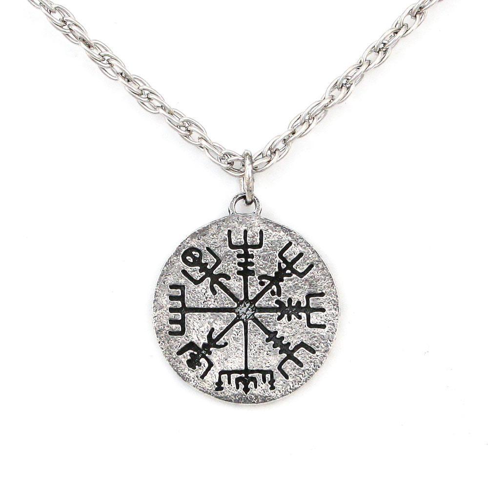 Vegvisir Necklace - Silver - Badali Jewelry - Necklace