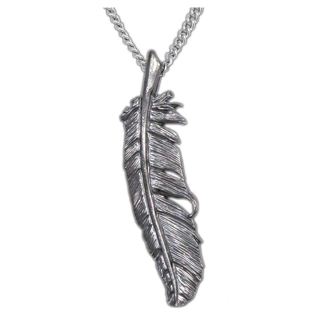 Vulture Feather Pendant - Badali Jewelry - Necklace