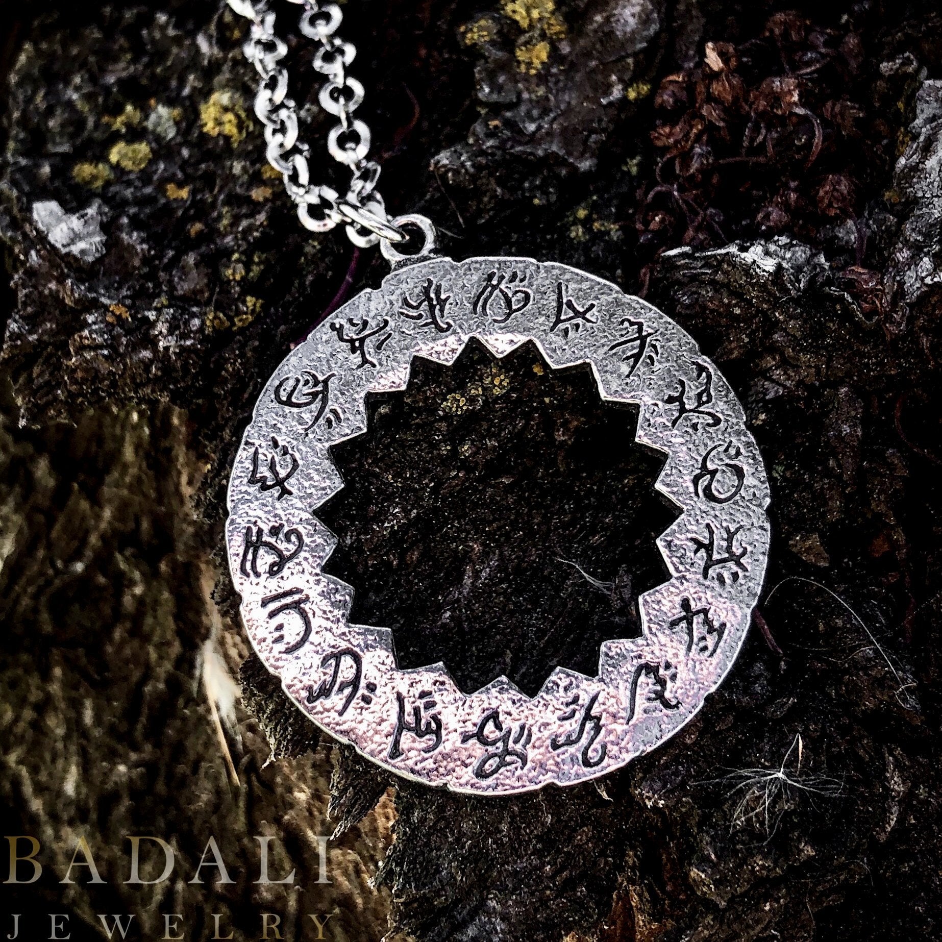 Ward Circle Pendant - Silver - BJS Inc. - Necklace
