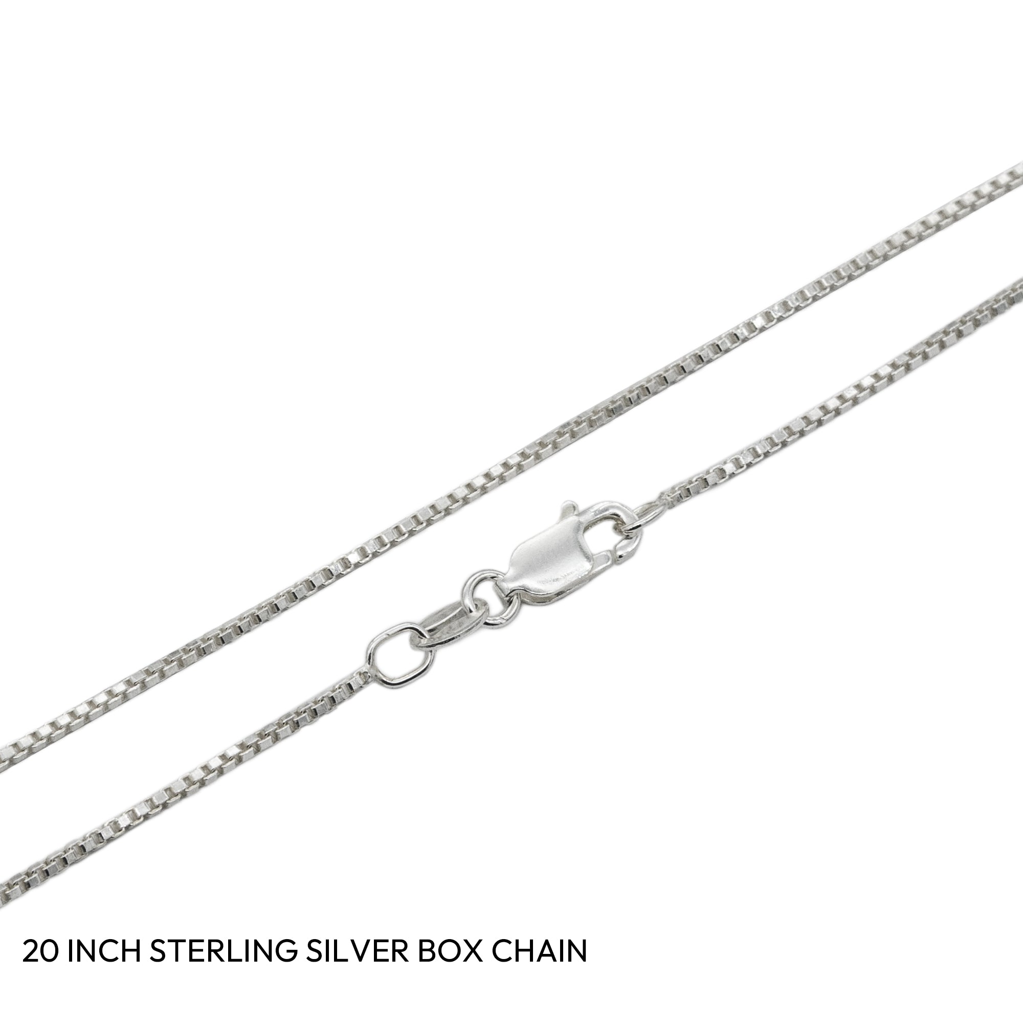 20" Sterling Silver 1.2mm Box Chain