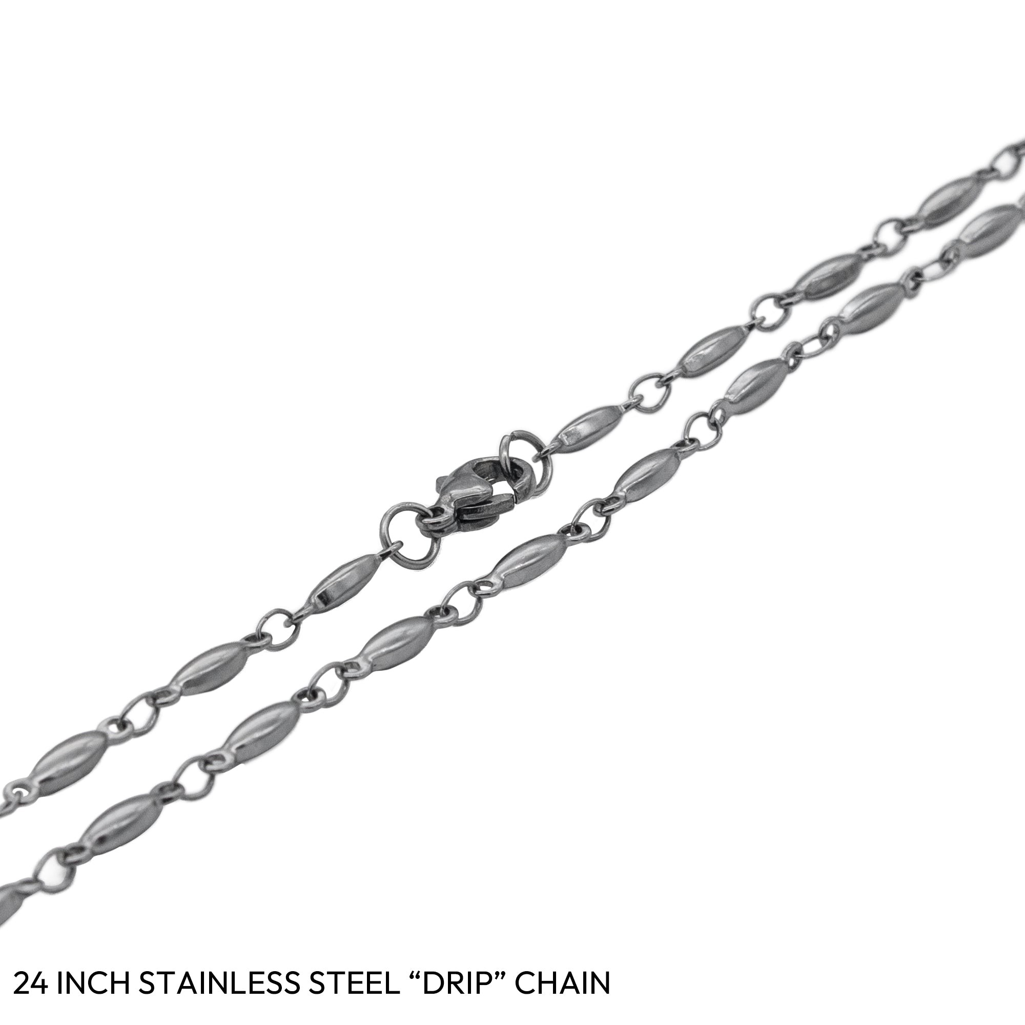 24" Stainless Steel "Drop" Chain