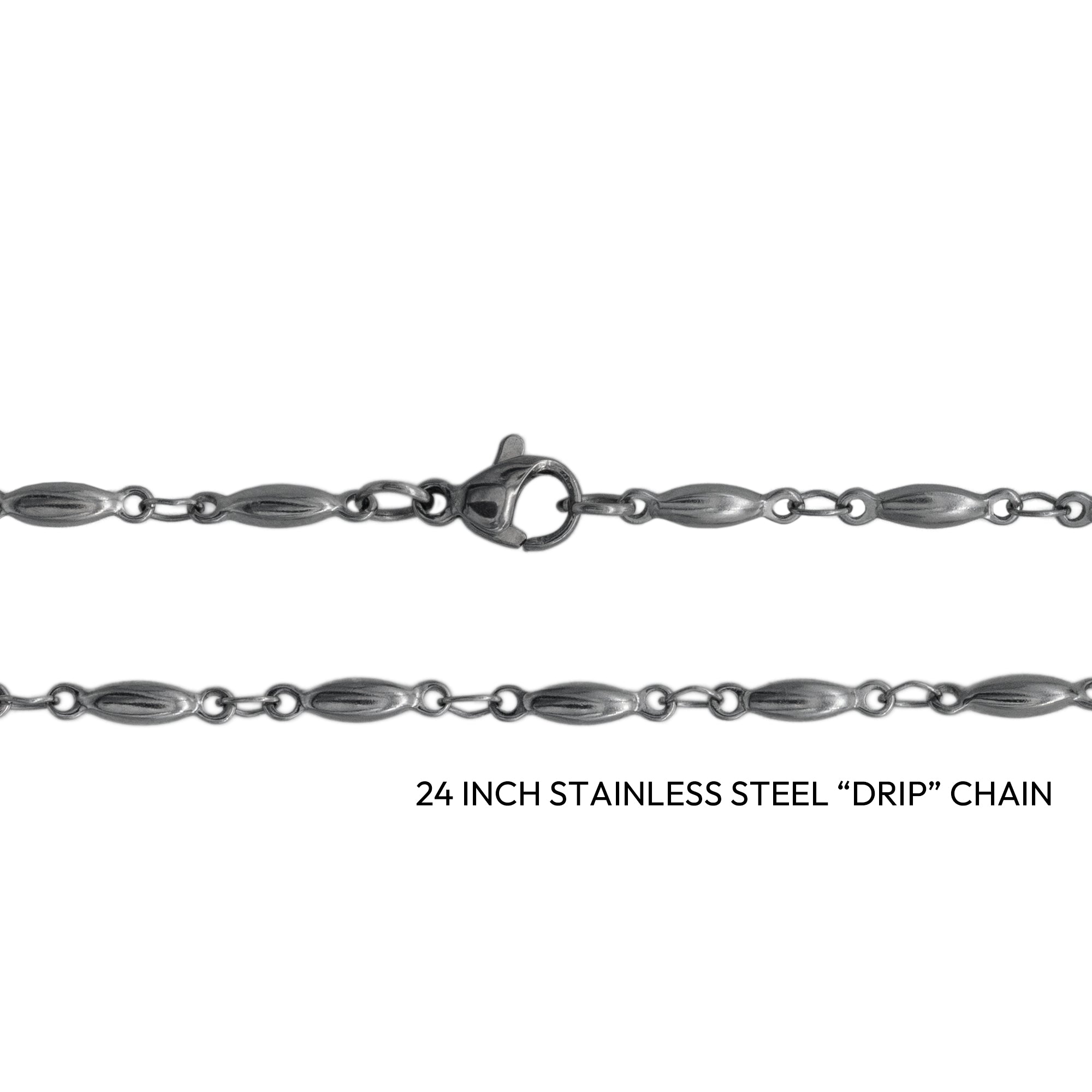 24" Stainless Steel "Drop" Chain