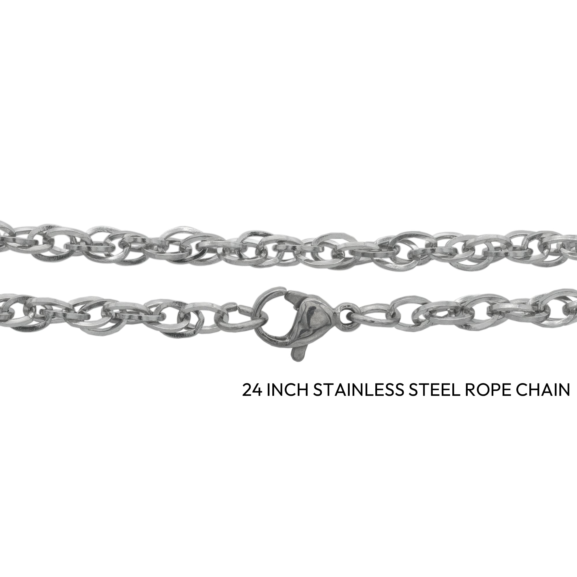 24" Stainless Steel Rope Chain