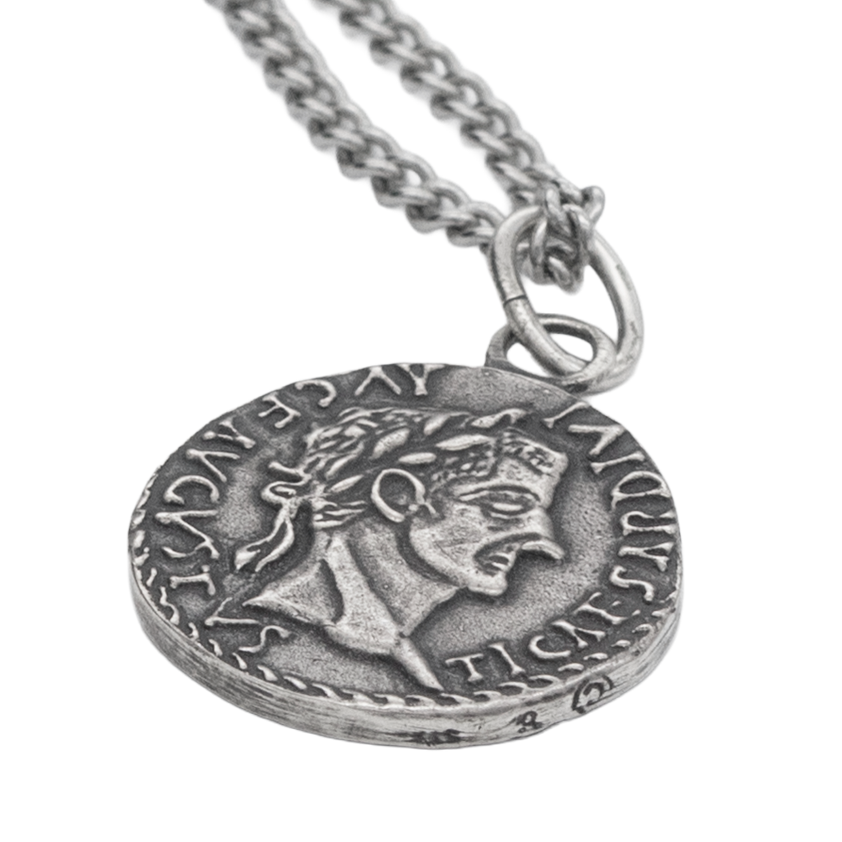 Anduriel’s Blackened Denarius Necklace
