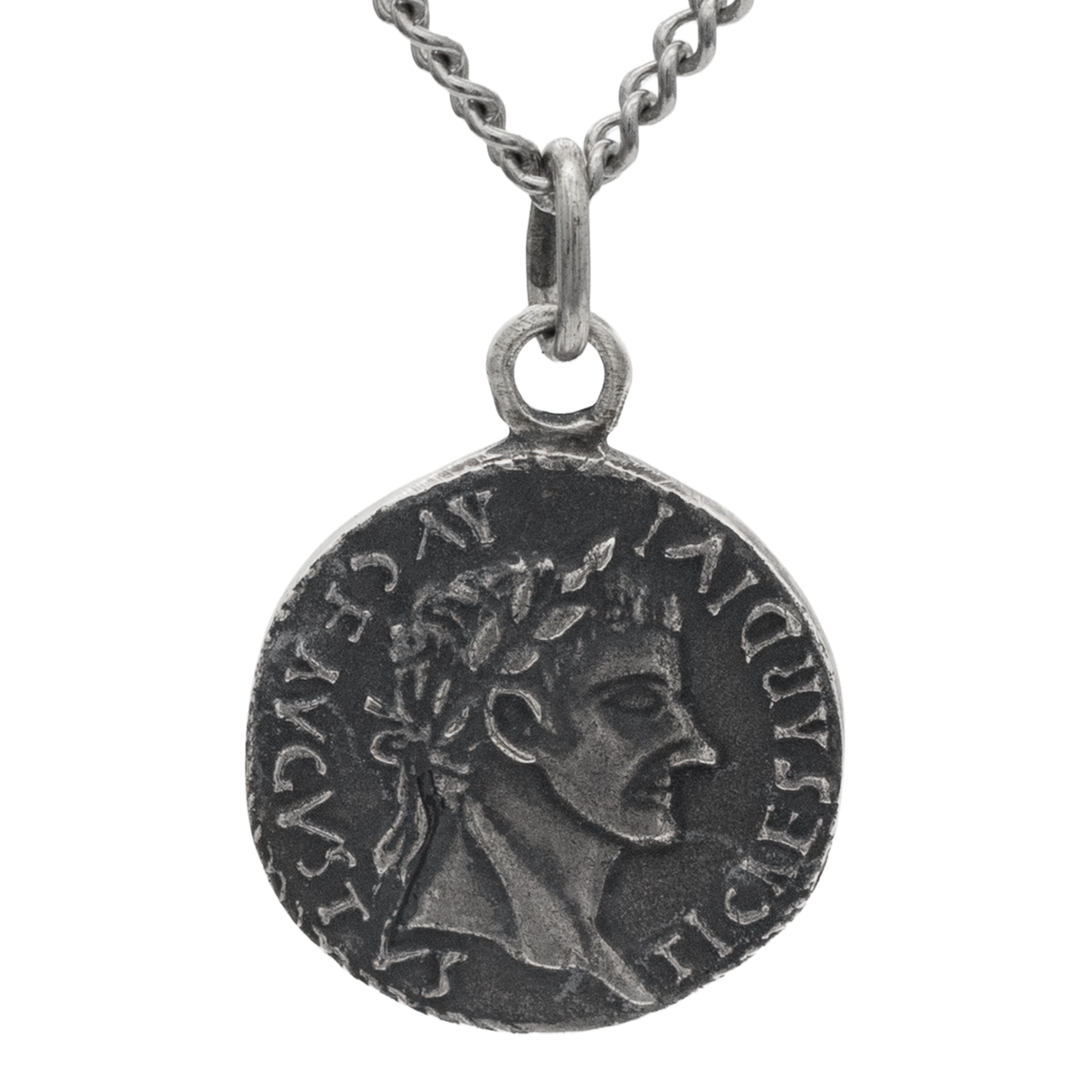 Anduriel’s Blackened Denarius Necklace