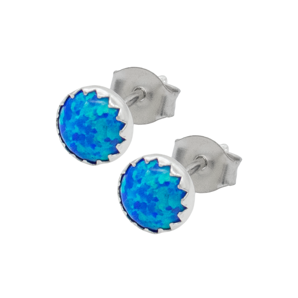 The Winter Knight's Ice Opal Earring