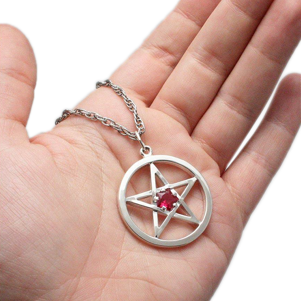 Harry Dresden's Pentacle Necklace with Ruby
