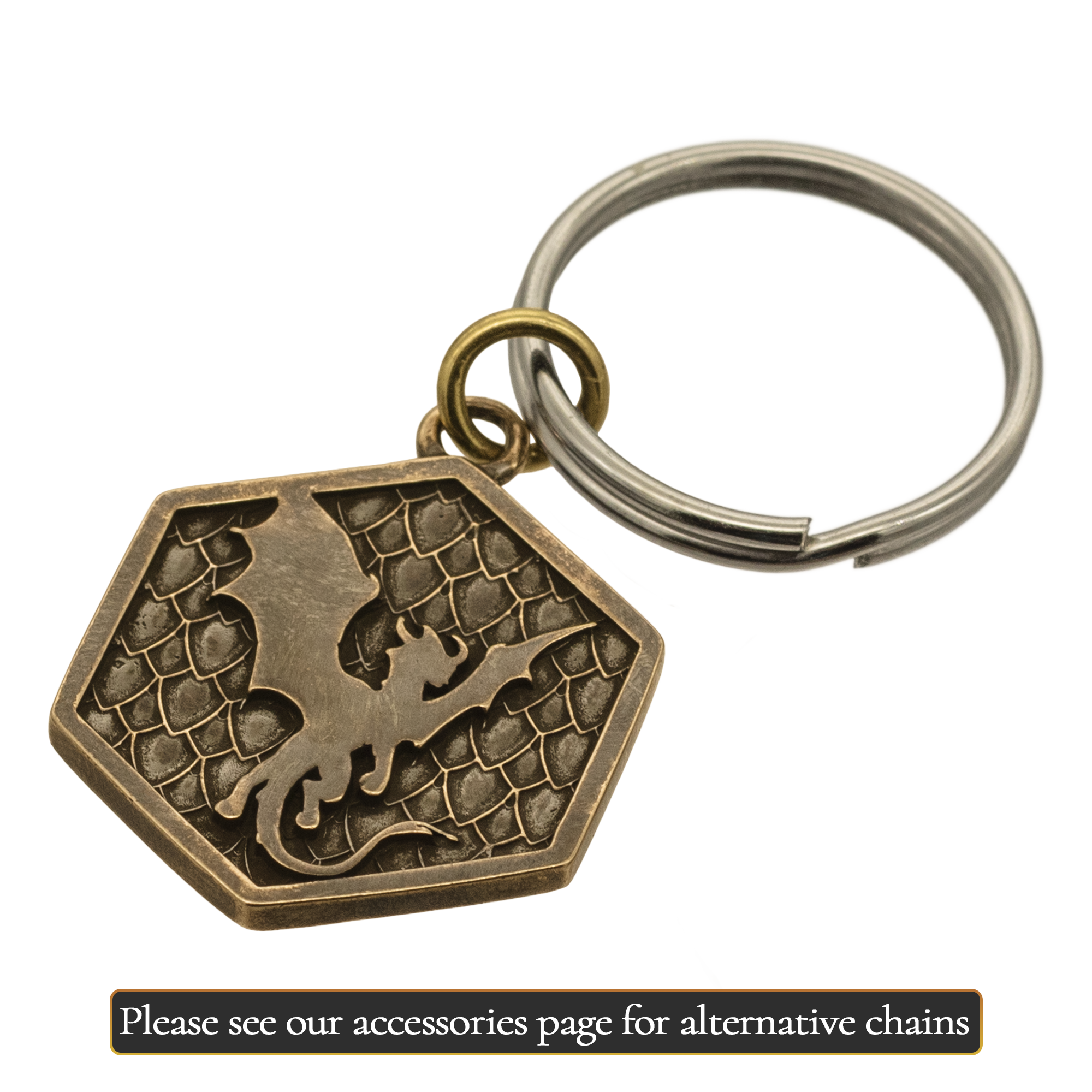Bronze Genevieve Hexagon Gen Con® Necklace