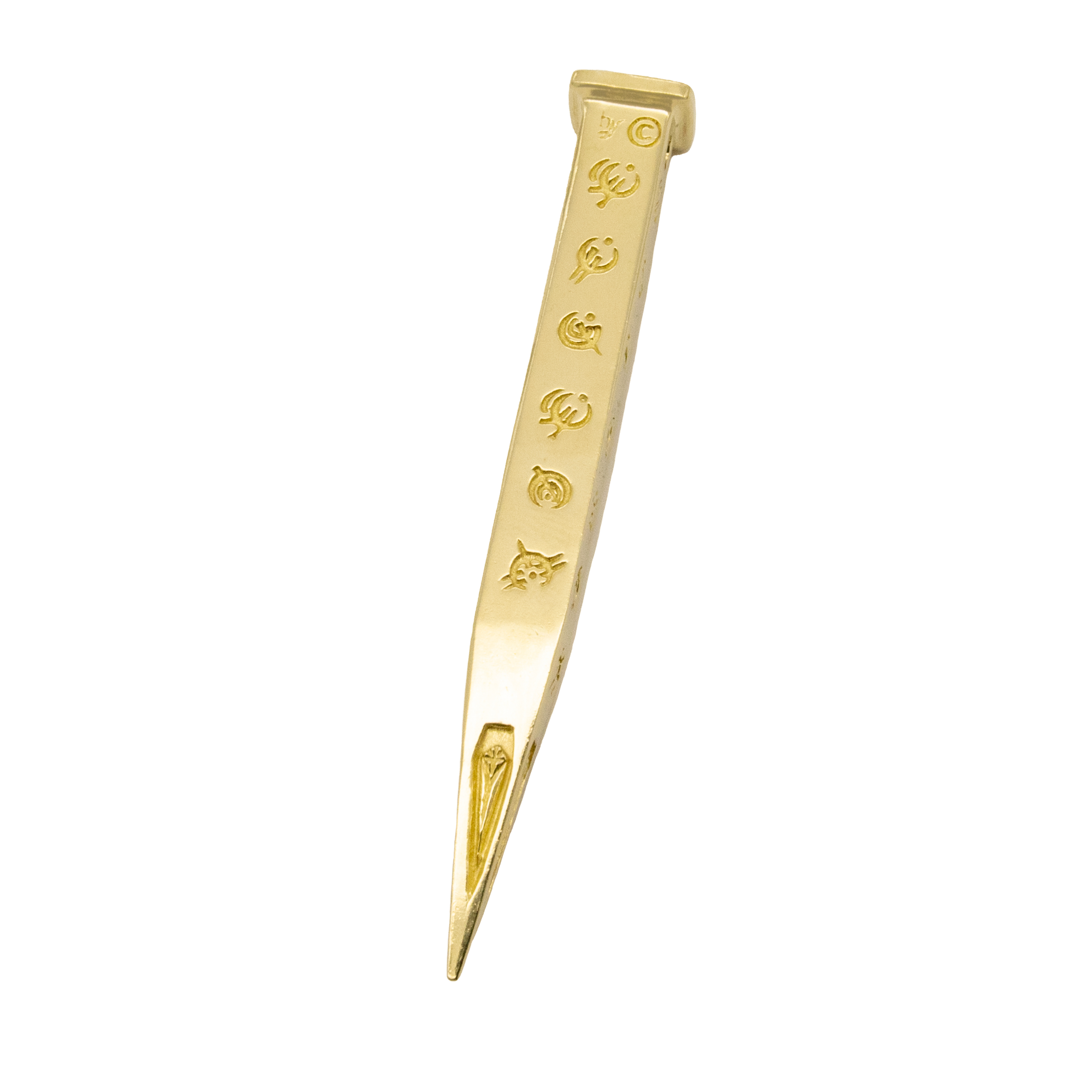 Hemalurgy Spike Necklace - Brass