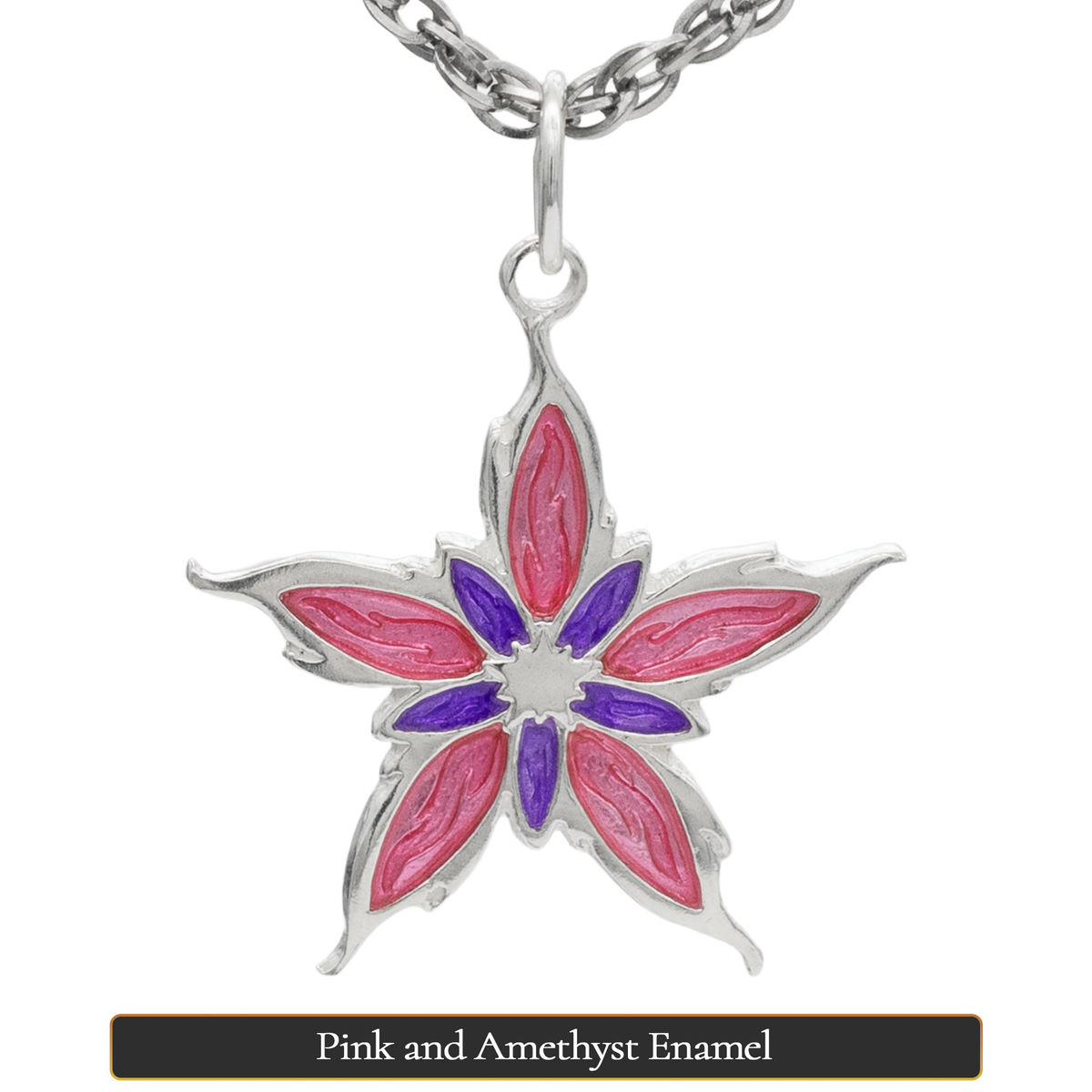 Enameled Nalthis Pendant - Sterling Silver
