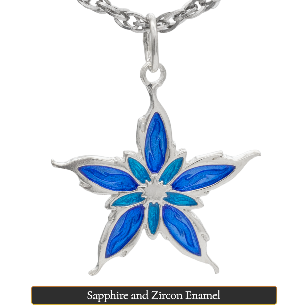 Enameled Nalthis Pendant - Sterling Silver