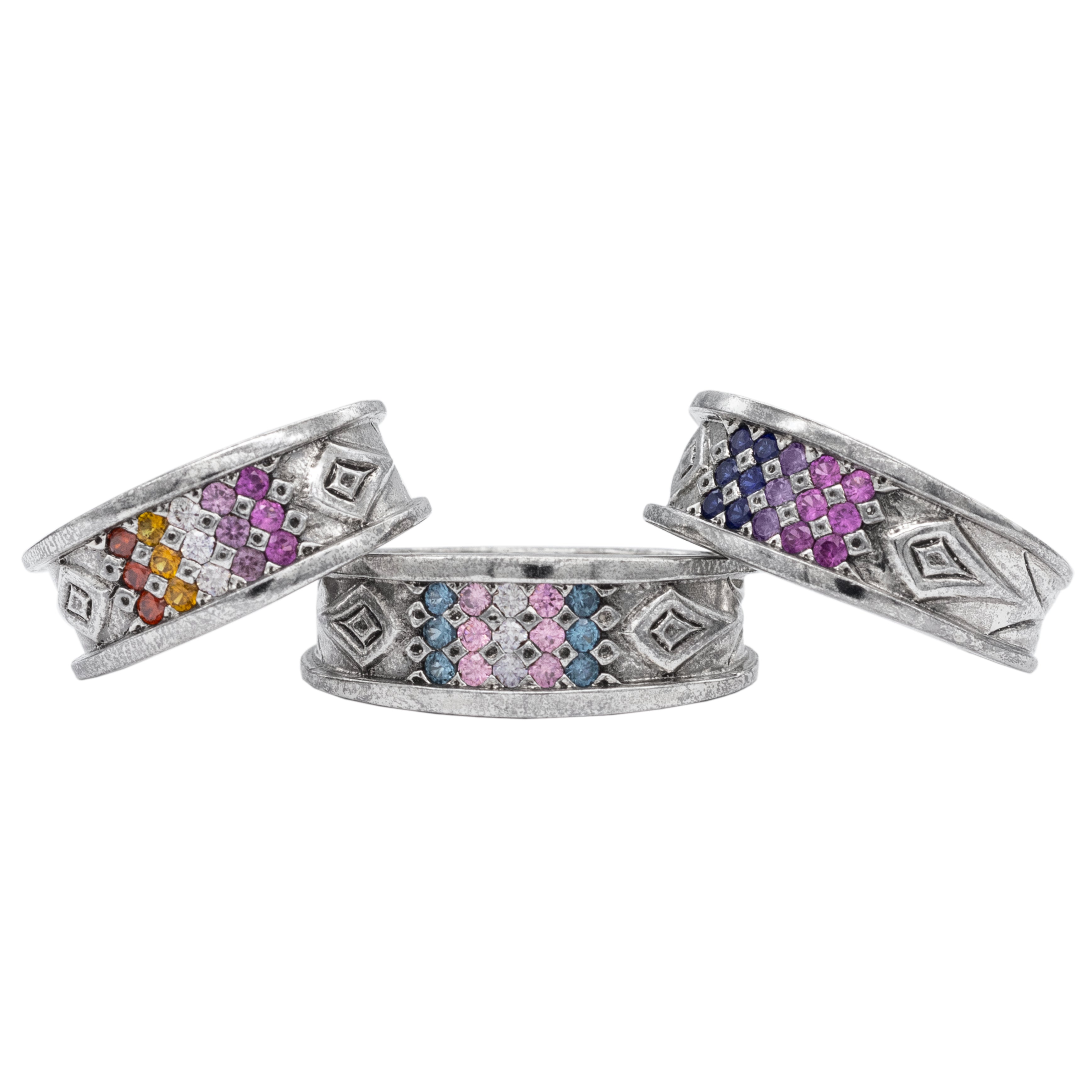 Gemstone Pride Ring - Large