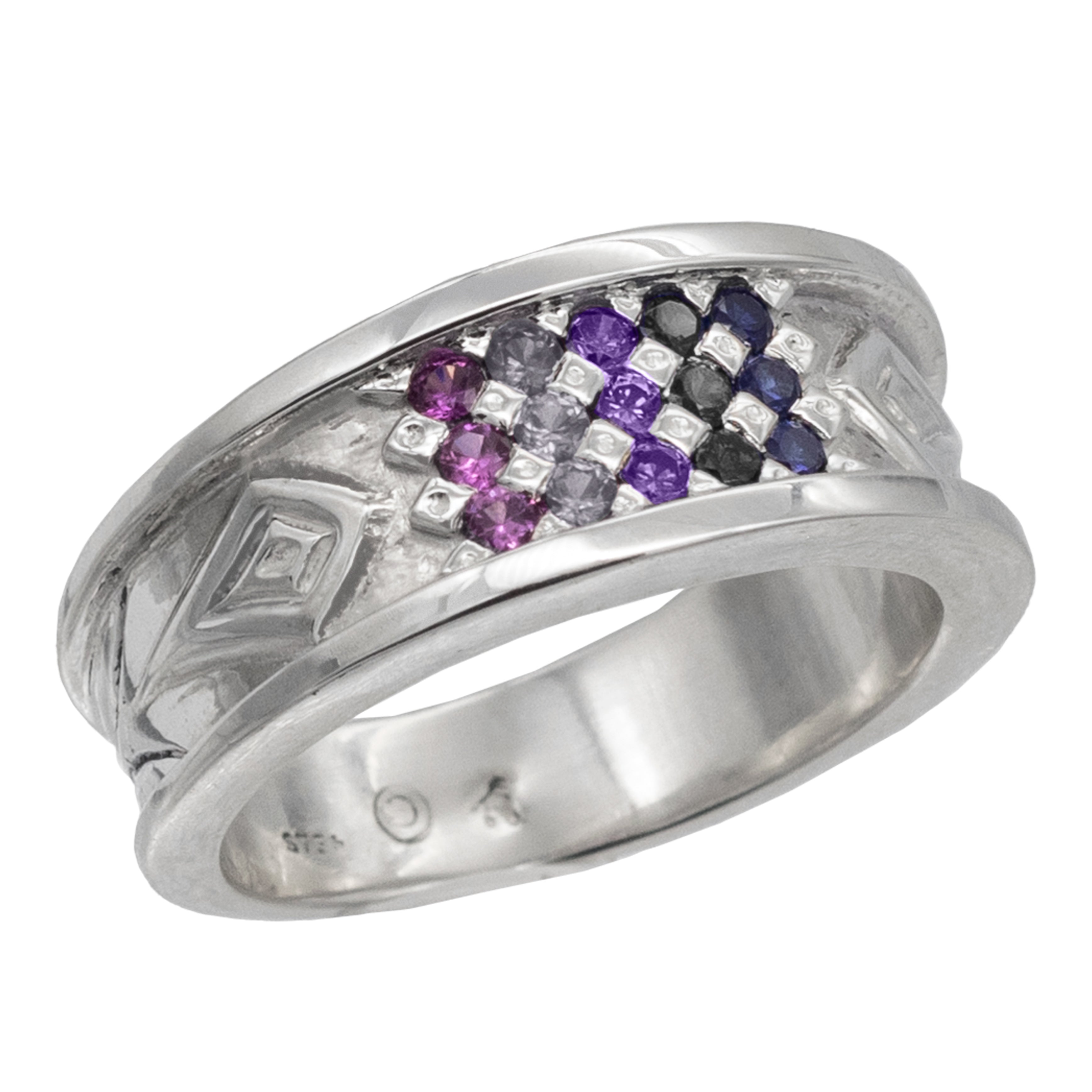 Gemstone Pride Ring - Large