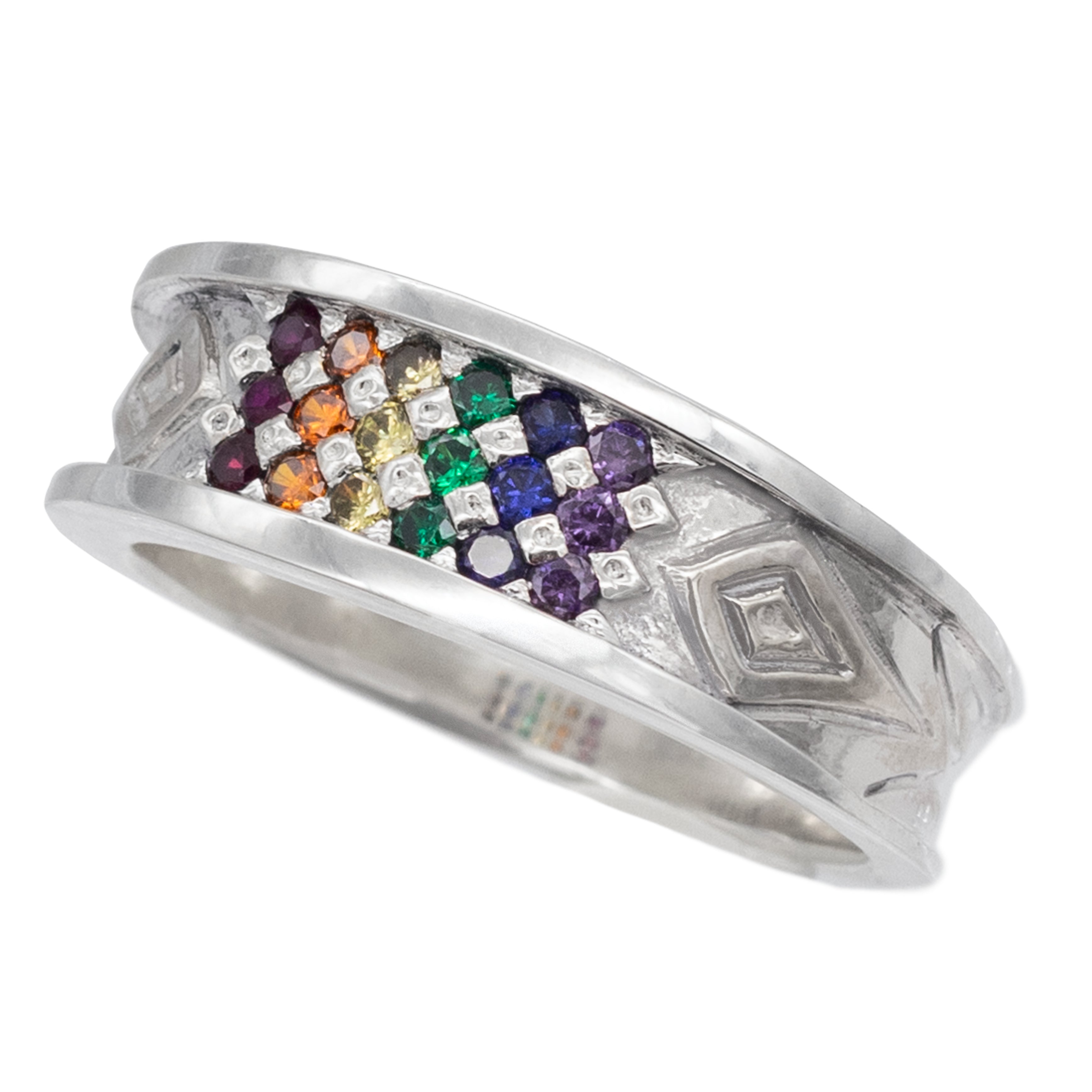 Gemstone Pride Ring - Large