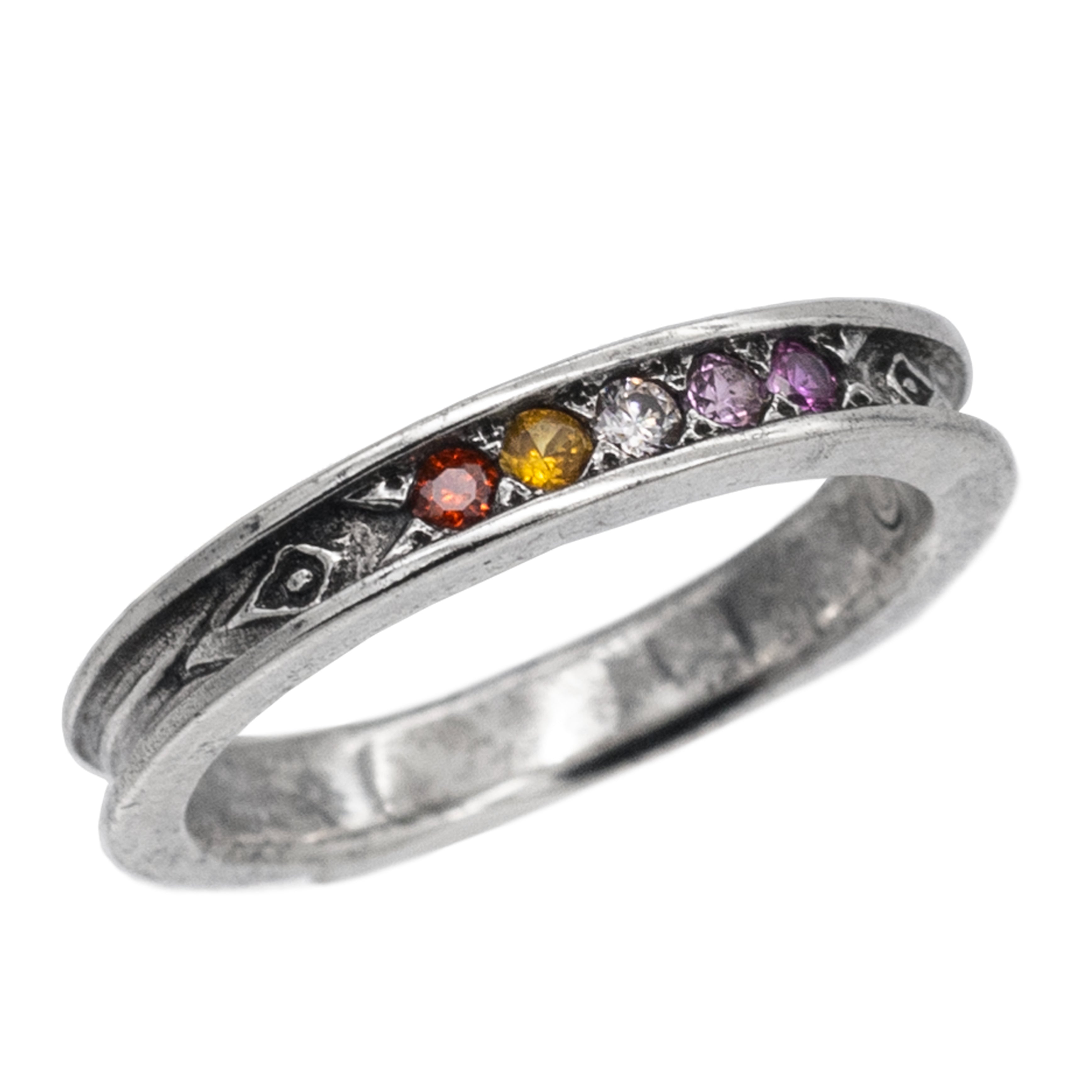 Gemstone Pride Ring - Small